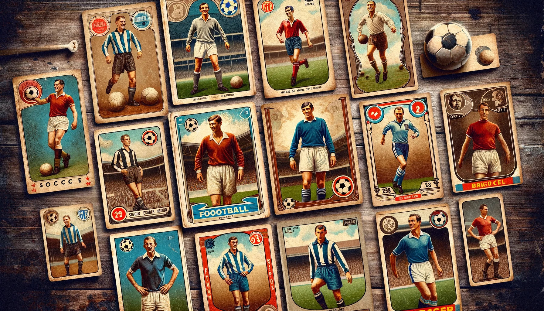 German vintage soccer cards