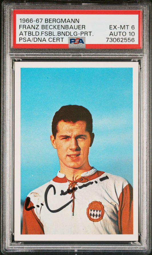 Franz Beckenbauer Bergmann Automatenbilder 1966 PSA 6 DNA 10