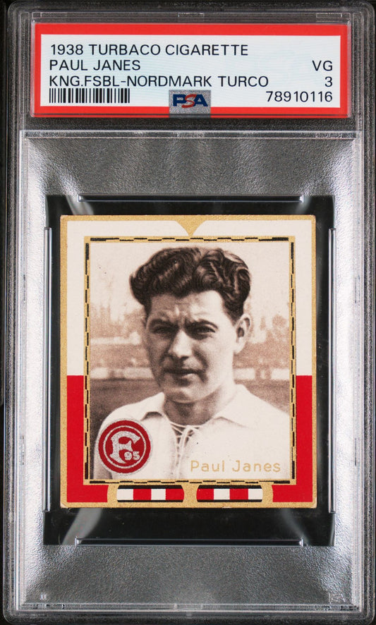 Paul Janes Turbaco Cigarettes Konig Fussball 08 1938 PSA 3