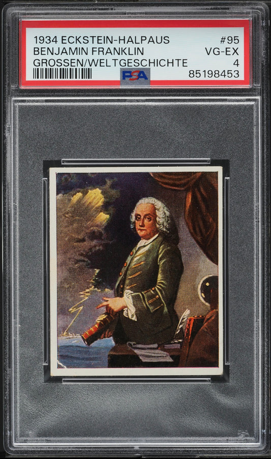 1934 Eckstein Halpaus Benjamin Franklin PSA 4