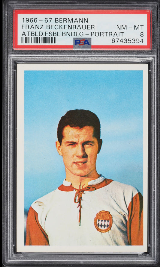 Franz Beckenbauer Bergmann Automatenbilder 1966 PSA 8