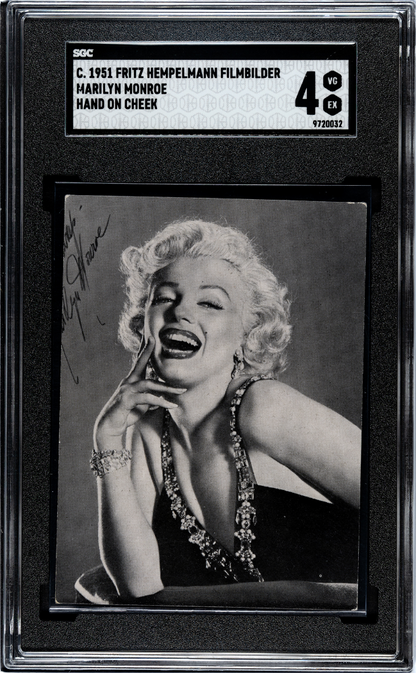 1951 Fritz Hempelmann Filmbilder Marilyn Monroe Hand on cheek SGC 4