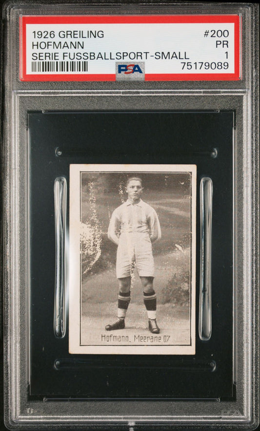 Richard Hofmann Greiling Serie Fussballsport 1926 #200 small PSA 1