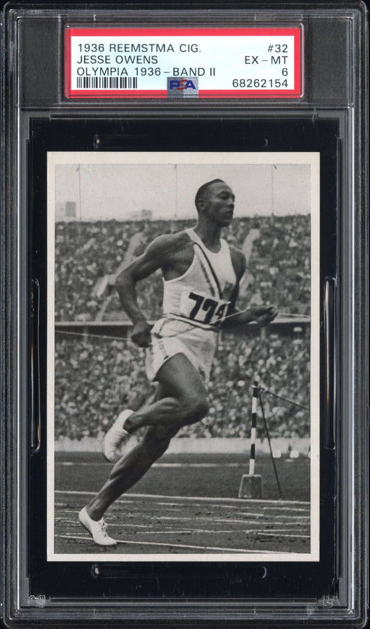 Jesse Owens Reemstma 1936 #32 PSA 6