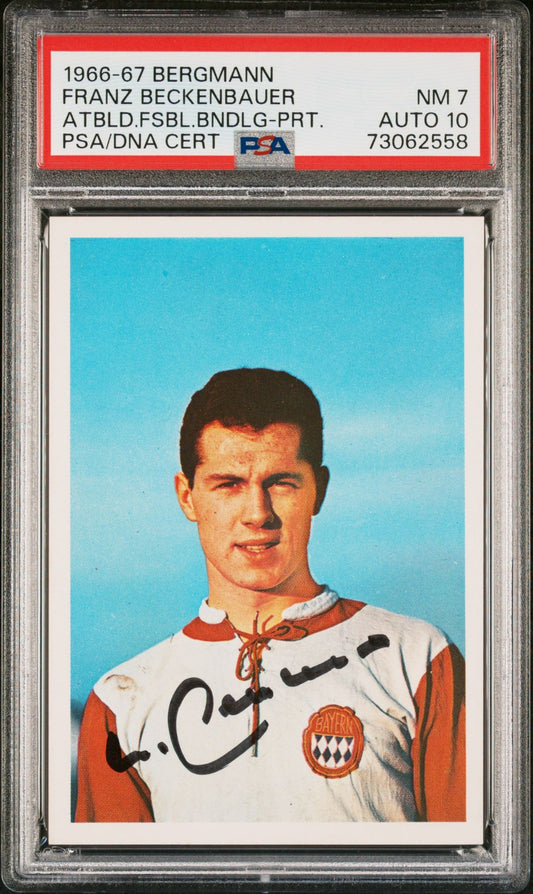 Franz Beckenbauer Bergmann Automatenbilder 1966 PSA 7 DNA 10