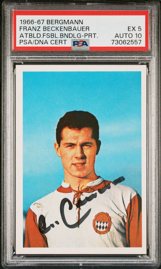 Franz Beckenbauer Bergmann Automatenbilder 1966 PSA 5 DNA 10