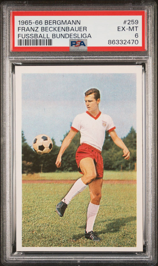 Bergmann 1965 Fussball Bundesliga Franz Beckenbauer #259 PSA 6