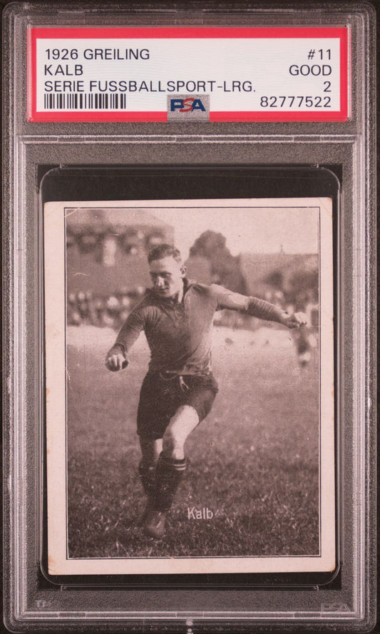 1926 Greiling Fussballsport Kalb #11 PSA 2