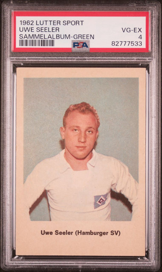 1962 Lutter Sport Uwe Seeler PSA 4